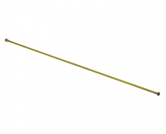 Extension tube straight 1 m, brass, G1/4