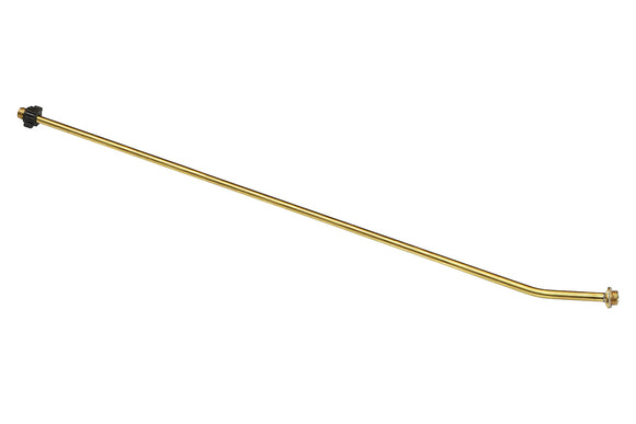 Spray tube curved 60 cm, with adjust. connect. G1/4e on both sides