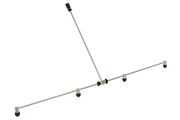 Spray boom, aluminium, screw fitting, 4 fanjet nozzles XR 11001 VS (orange) for REB / REC